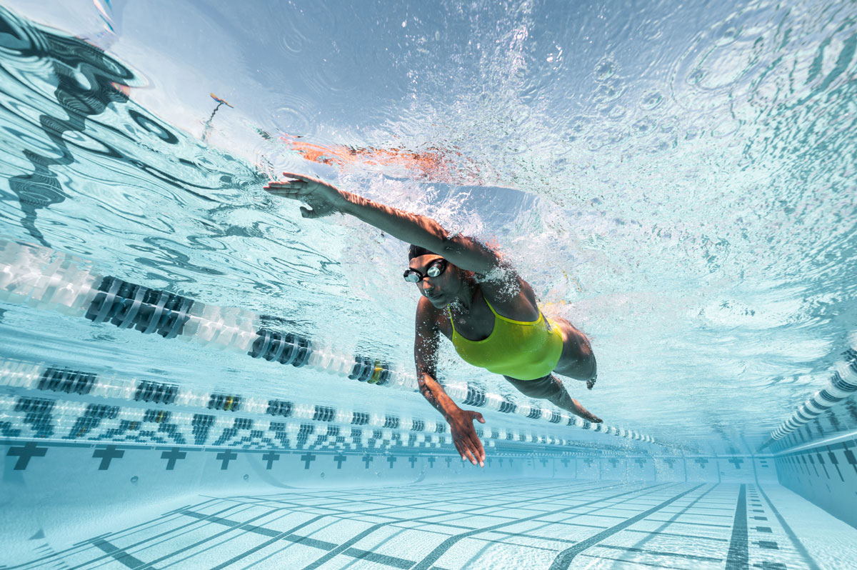 6 تمرین استخر برای شناگران جدید