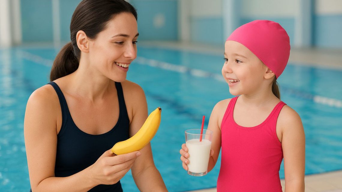 تغذیه قبل و بعد از شنا